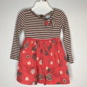 John Lewis Girl, size 2, 100% cotton long sleeved dress.